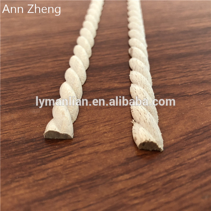 Semicircle Twist rope Moldings 1/2 round moulding decorative corner molding