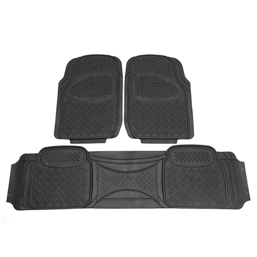 New design Europ 3pcs/set 6.5KGS anti-slip car mats PVC car floor foot mat