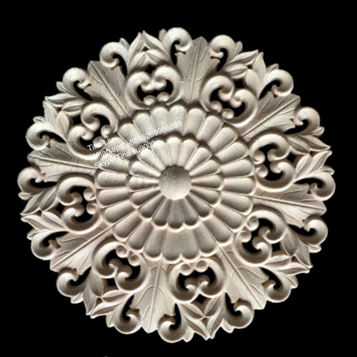 wood craft carved appliques and onlays