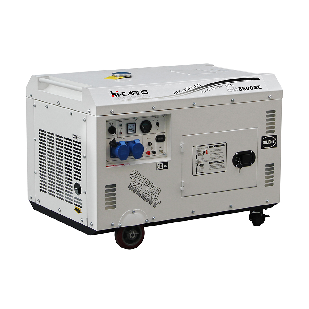 6.5KVA silent bigger canopy air cooled diesel generator