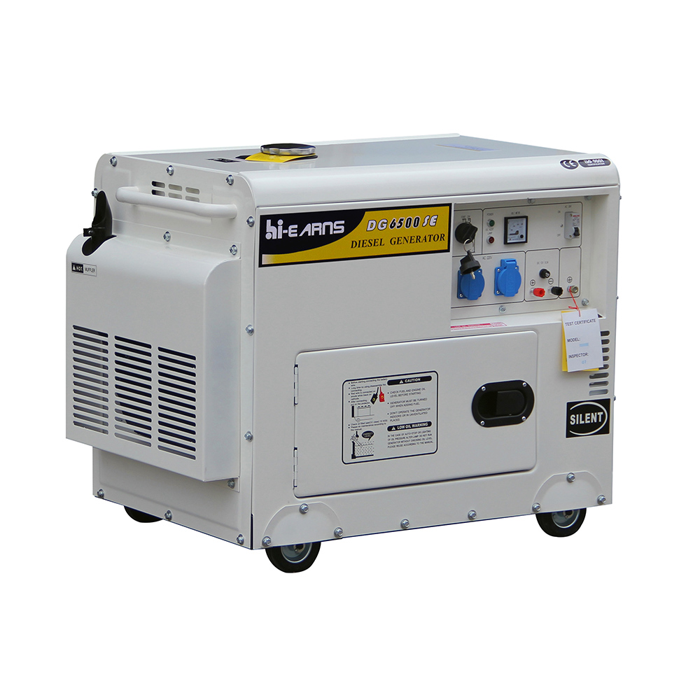 Best price 5pcs 10pcs 5KW 220V portable family using diesel generator with 4inch wheel