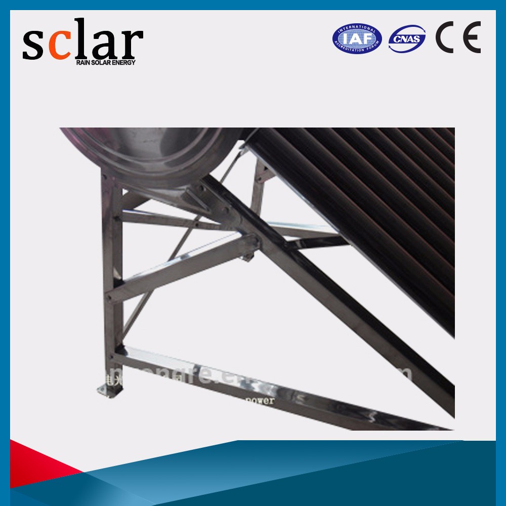 Superior Stable Unpressurized Solar Water Heater With Stainless Steel Tank