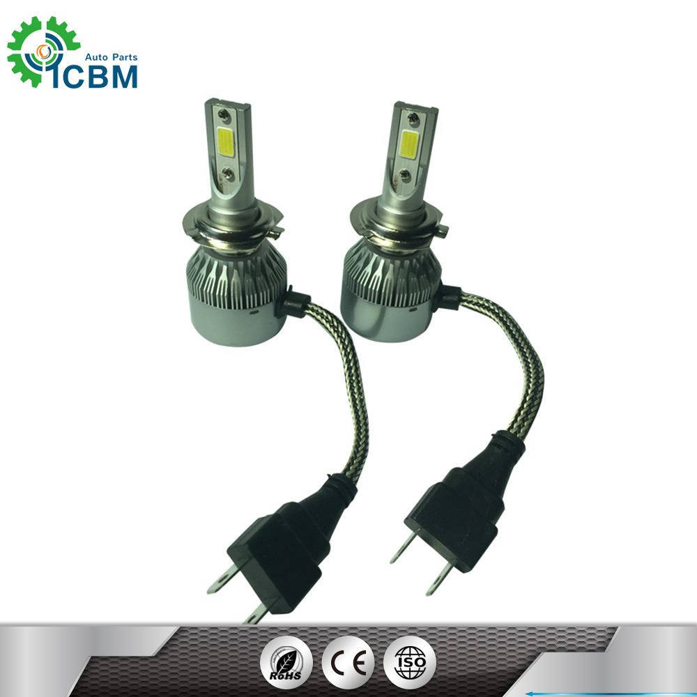 Brightest headlights on the market led bulb H7 C6 car h7 led light