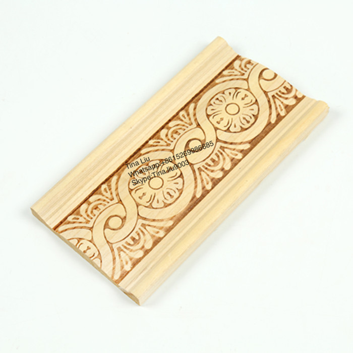 Embossed wood mouldings