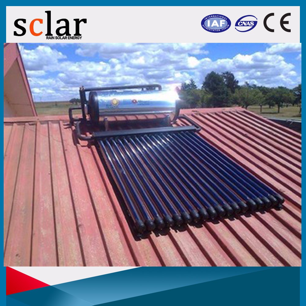 Solar powered portable water heater 200 liter with home solar systems