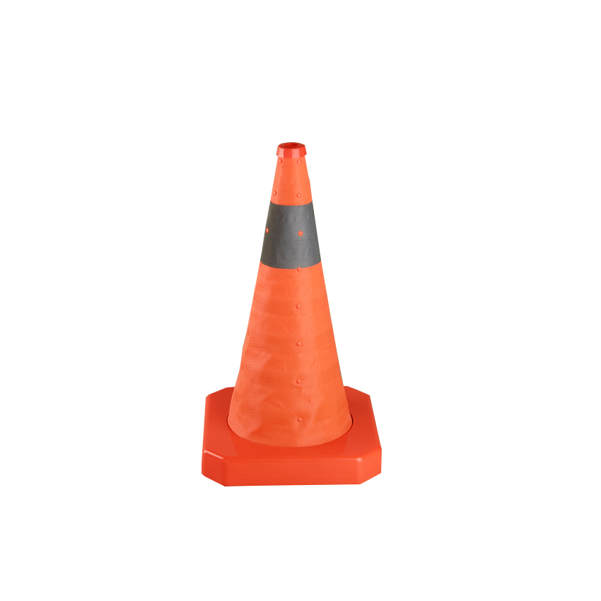 Safety Road 55mm Reflective foldable Telescopic Traffic Cone