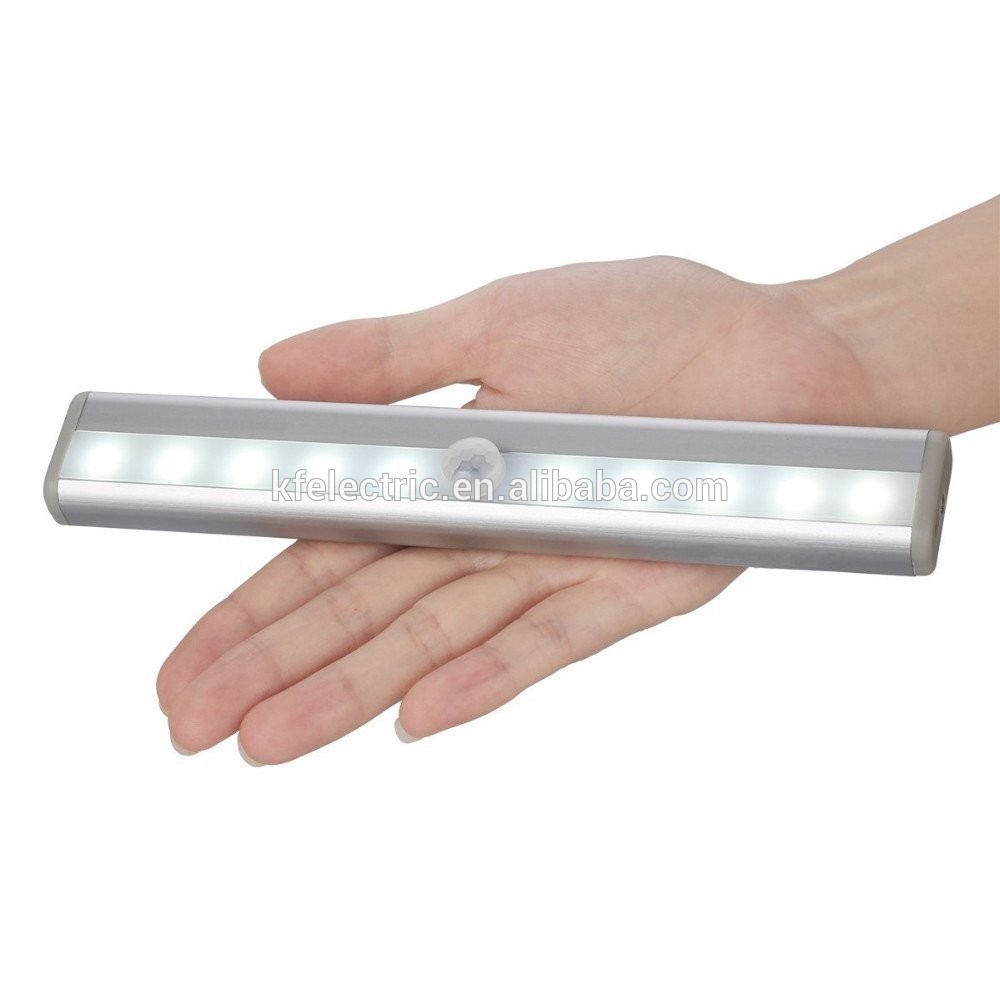 10 LED Wireless PIR Auto Motion Sensor Light Intelligent Portable infrared Induction Lamp Night Lights for Cabinet Hotel