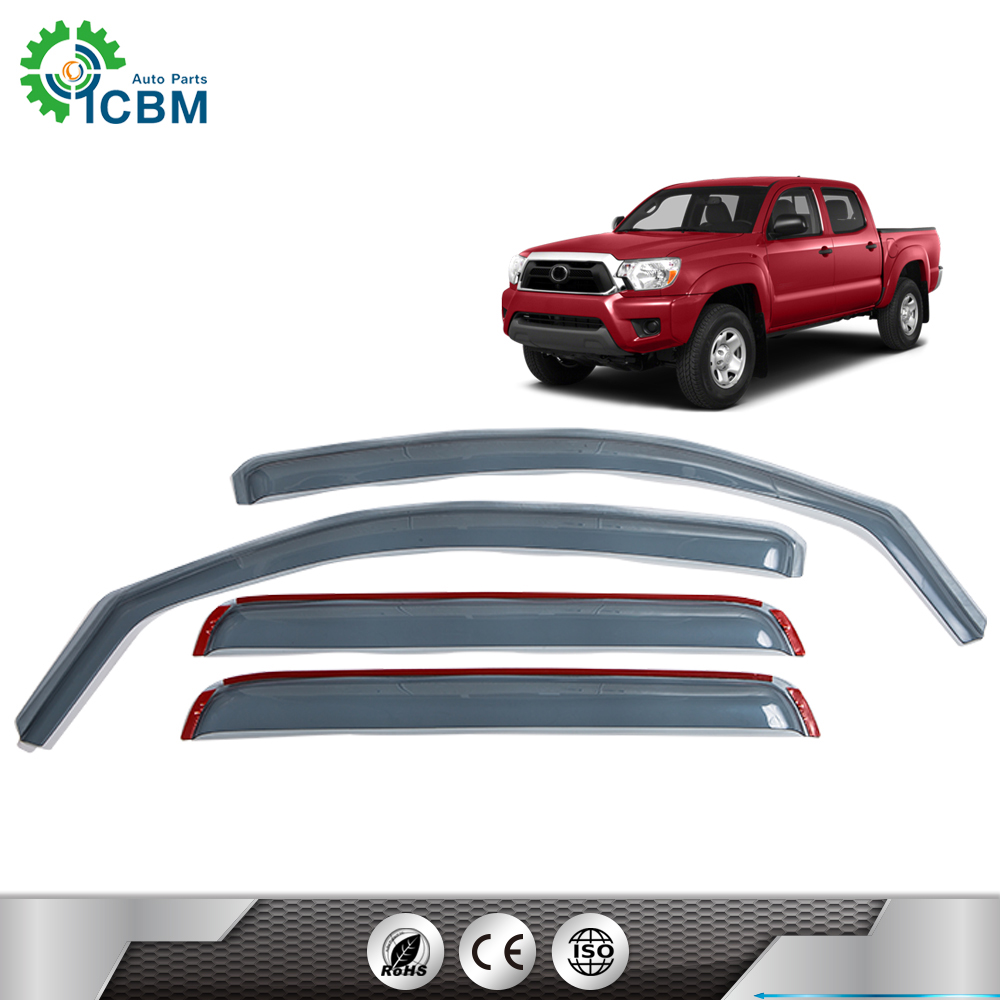 Car accessories Custom Window Injection Sun Visor 1.6mm car door visors