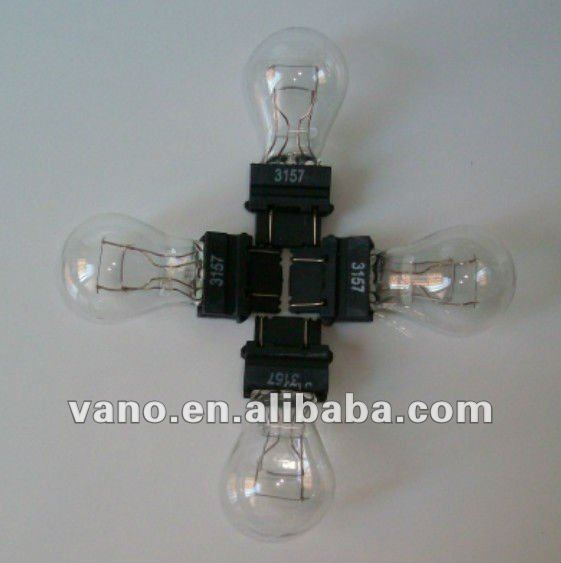 Energy-saving 3157 12V mini bulb auto light bulb 12V 27/7W