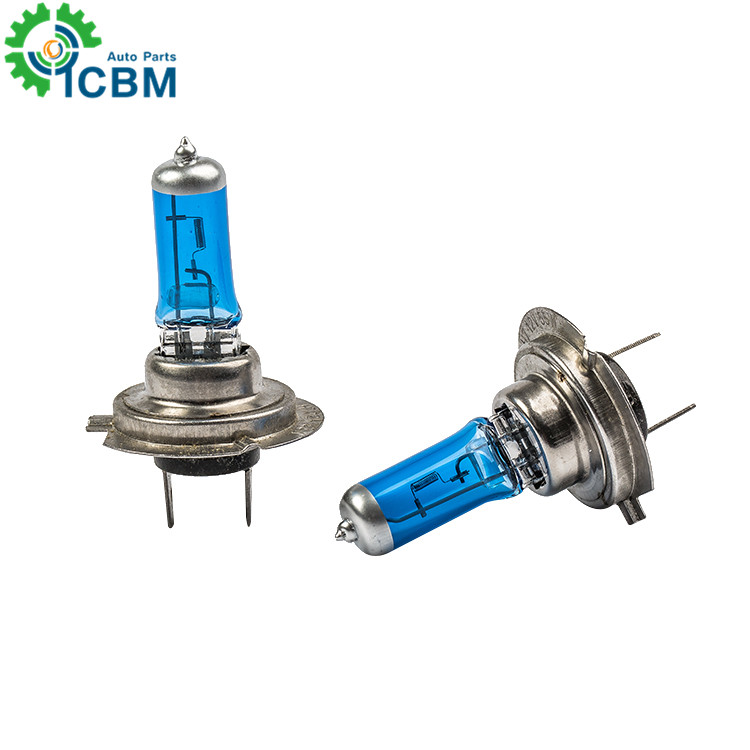 Auto Accessories H7 12v100w blue halogen auto headlight bulb