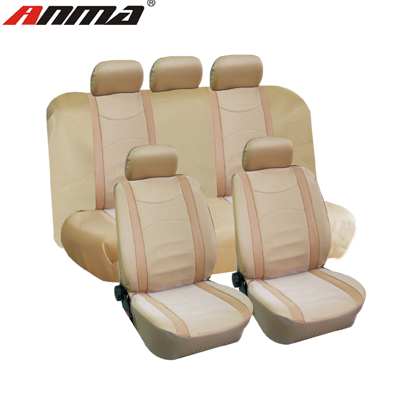 9pcs universal auto seat covers polyester breathable car seat cover