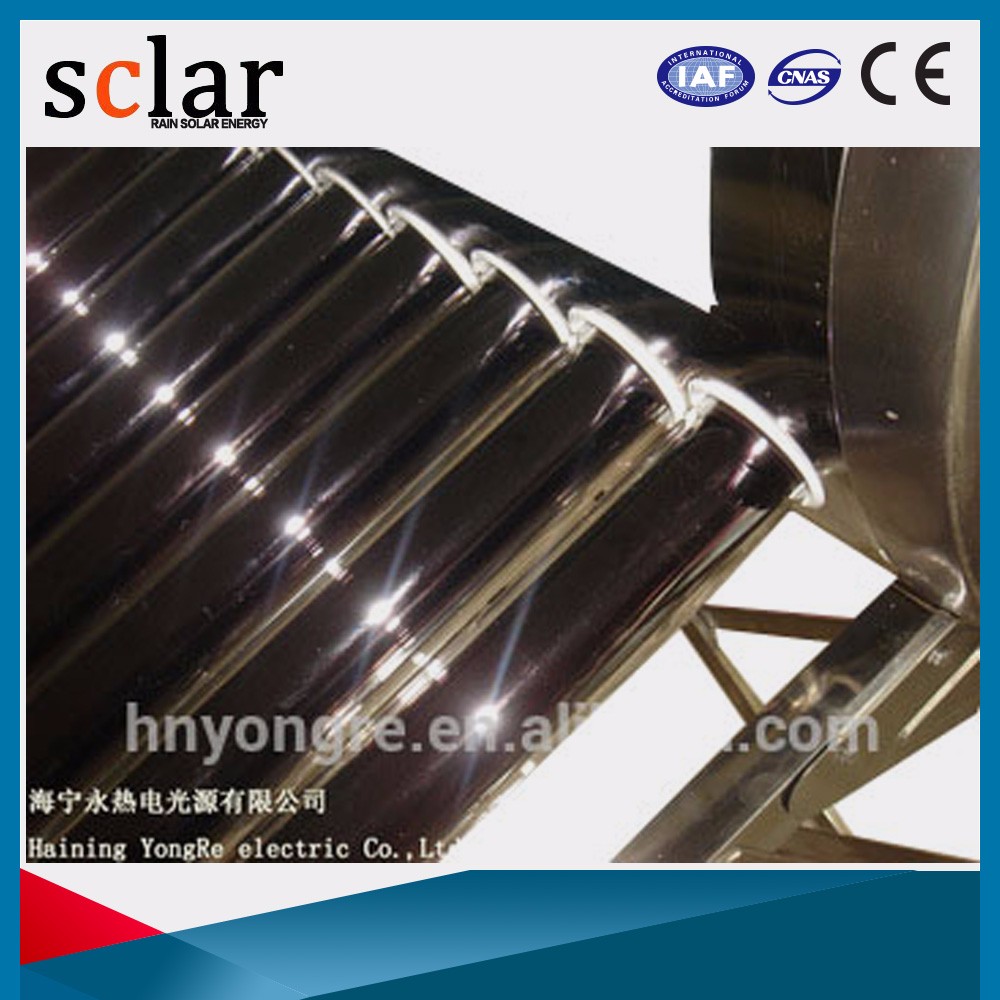 Stainless steel home solar hot water system of renewable clean energy