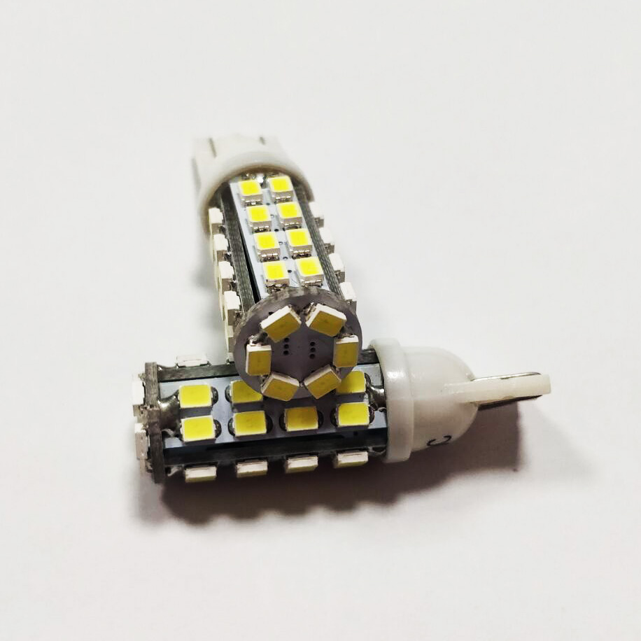 T10 W5W 38SMD 3020 12-24V White 6000-6500K car parts led Tail/brake/turn signal/corner/side marker/parking light