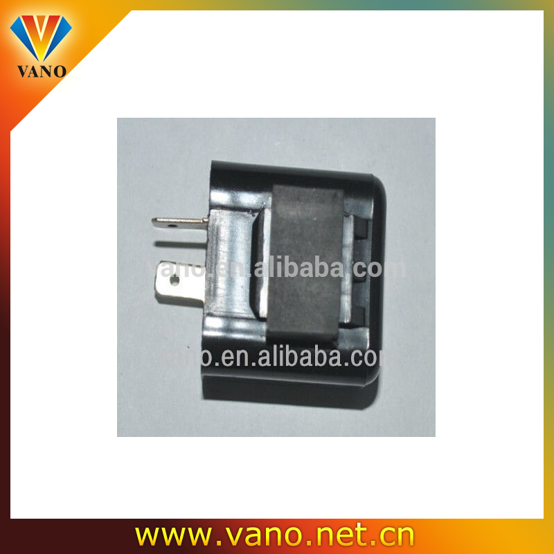 12V 2 Pin Motorcycle Flasher Relay for LED Bulbs with Buzzer Flasher Relay