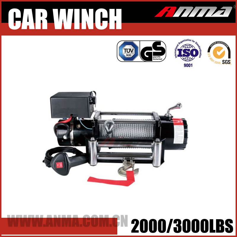 4x4 Manual DMX mini electric winch 12v hand winch 5 ton
