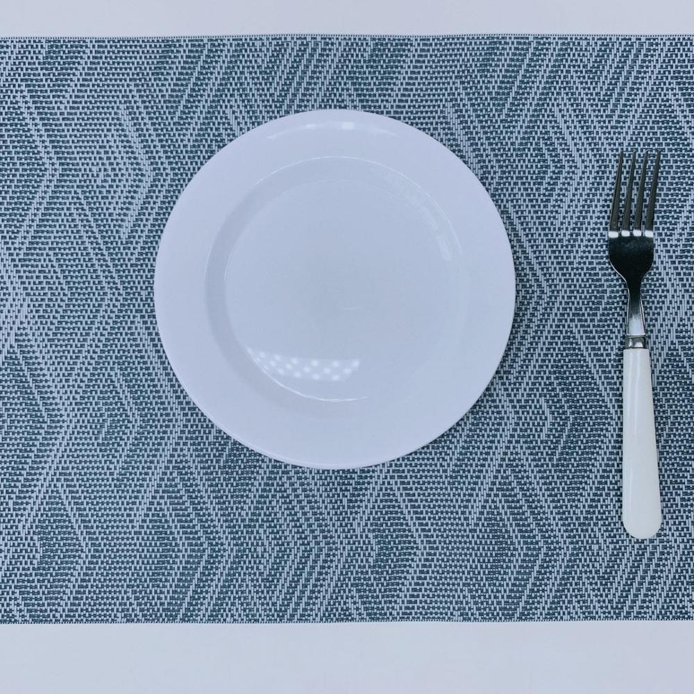 Kitchen PVC Placemats - Dining Room Heat Insulation Stain-resistant Eat Mats for Table