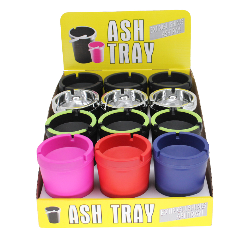 fluorescent Small black Car Ashtray trash can