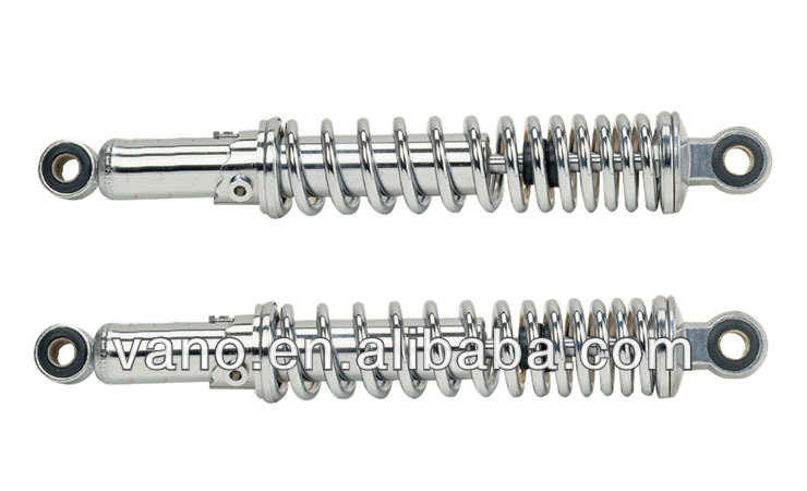 New 13-1/4 Chrome Shock Suspension Absorber for Motorcycle, Moped,Trike