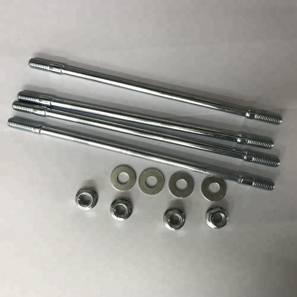 Motorcycle GY6 150 cylinder engine studs and caps and retainers