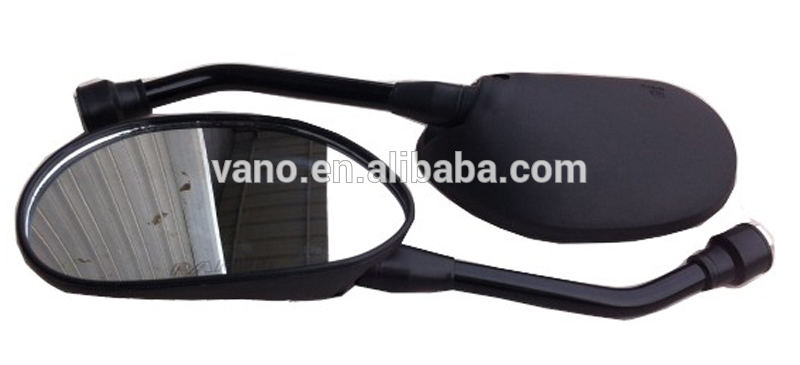 High quality black motorcycle mirrors10mm rear view side mirror