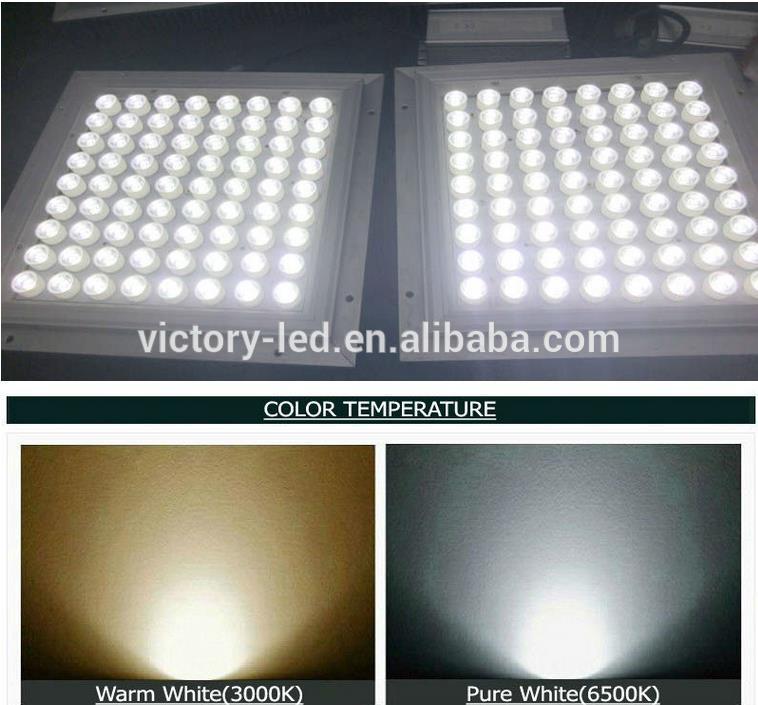 UL cUL DLC 130lm/w 5700K ceiling Recessed Gas station Canopy Fixture for gas station light
