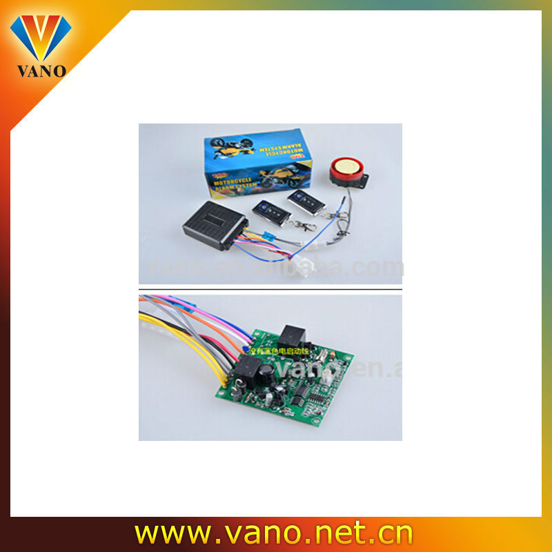 Vibration and LCD Display Motorcycle Alarm system