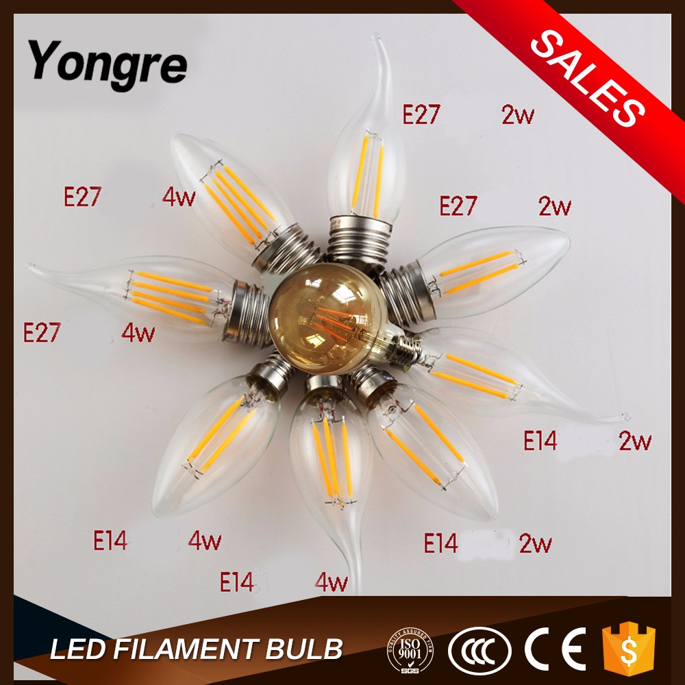 China supplier lighting UL approved E27 4000k dimmable vintage led filament edison bulb