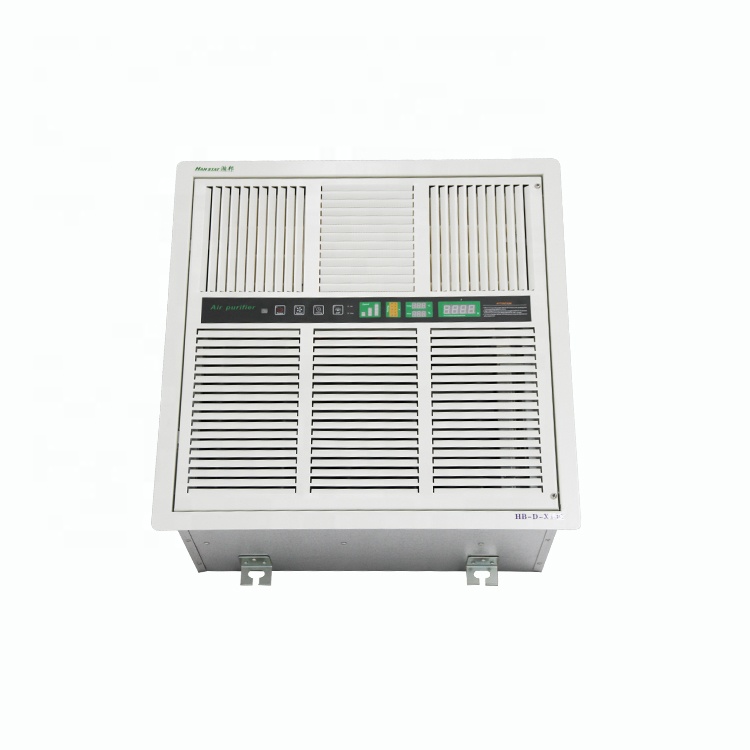 Hot sale ceiling type electrostatic precipitator ESP air purifier with CE certification High efficiency filter for home hospital