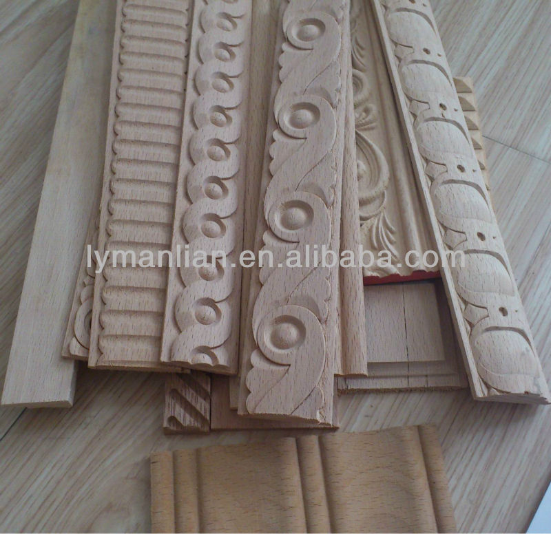 decorative carved wood wall molding