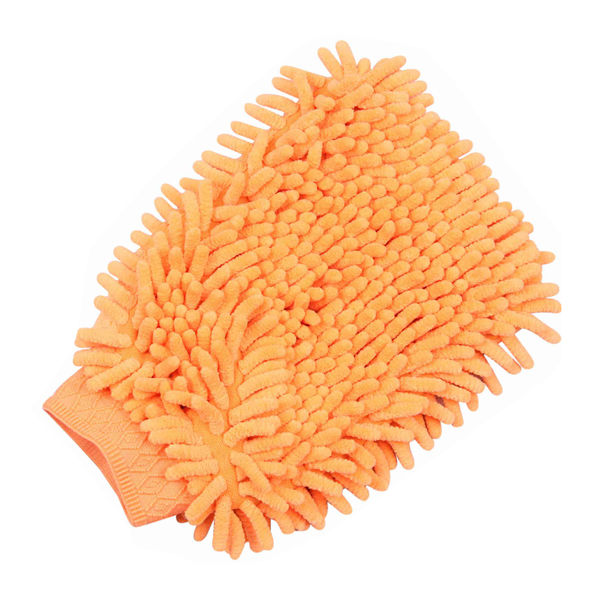 Orange L size Car Cleaning Glove