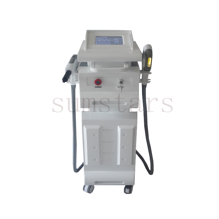 Newest long pulse laser1064nm hair removal/Wrinkles/Skin Rejuvenation/with Elight Technology