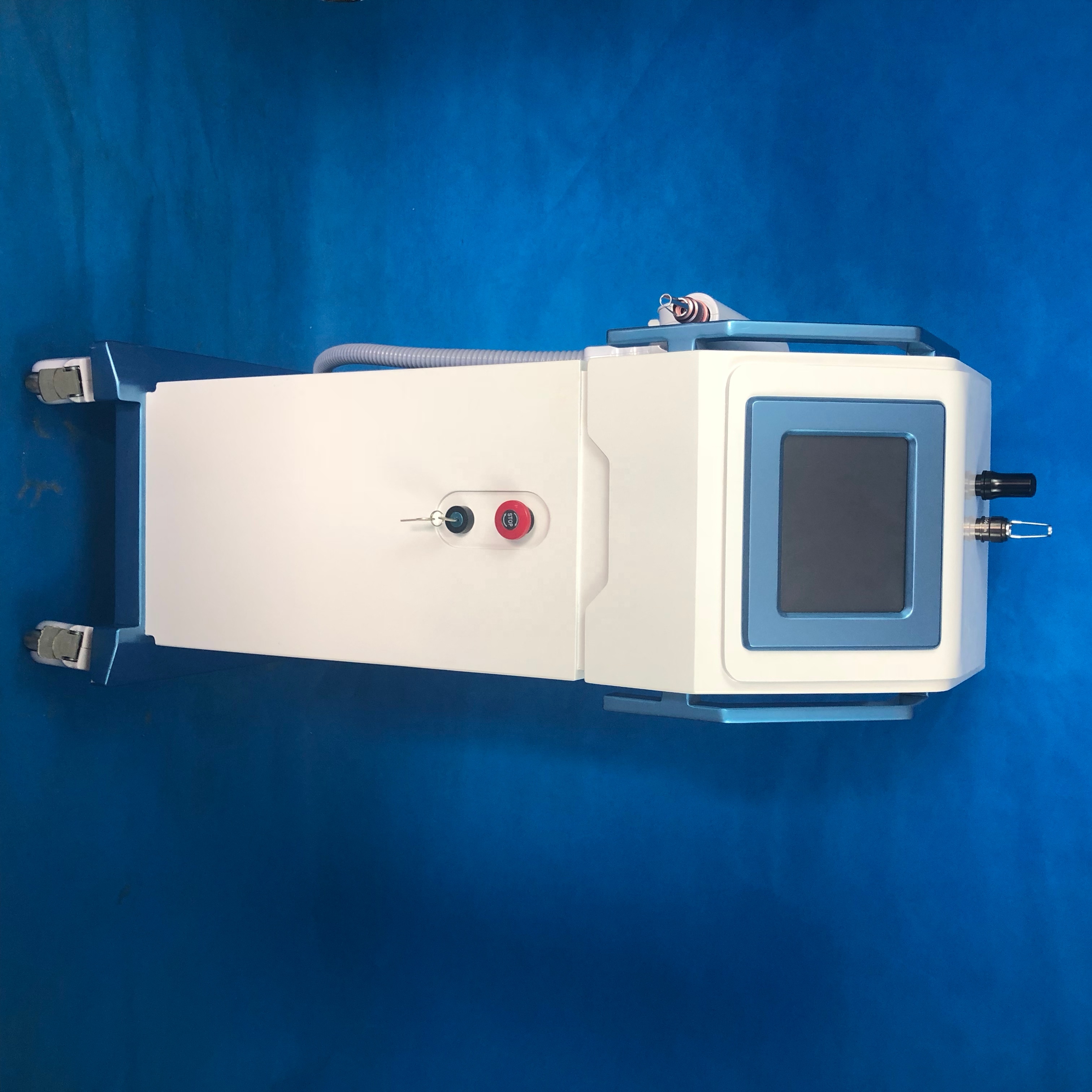 two rods 1 lamp  nd yag laser Embroidery lip-line eye-line spots removal machine