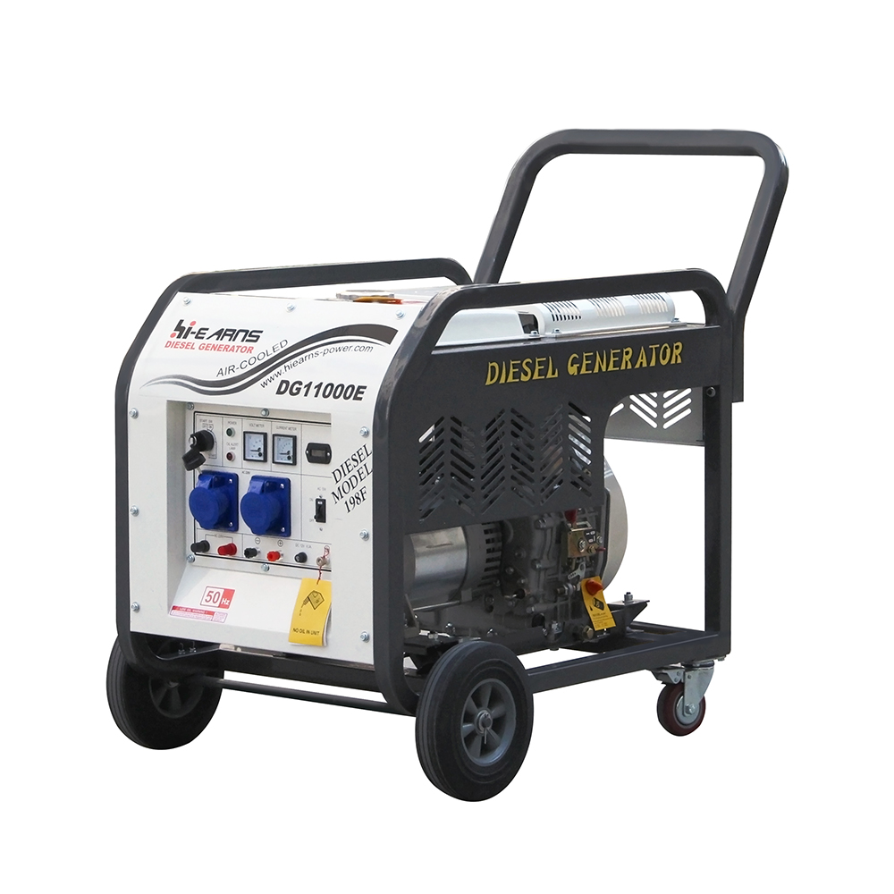 7.5KVA air cooled portable diesel generator DG11000E