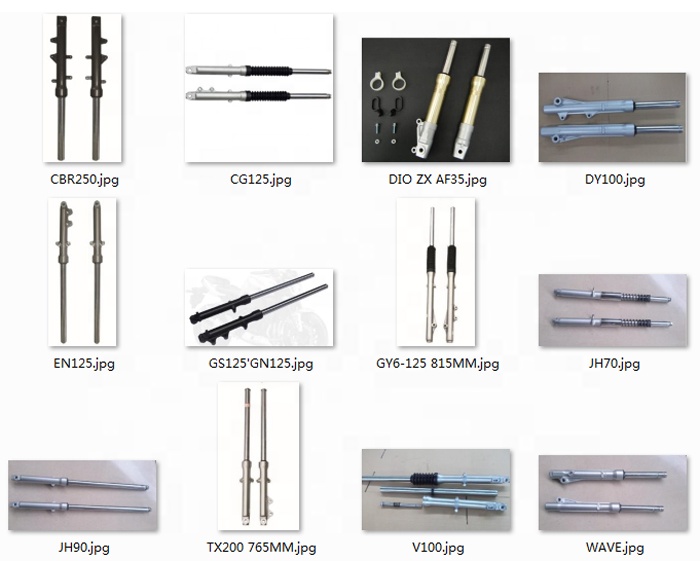 CG125 Silver Shock Absorbers Motorcycle Front Fork For Sale