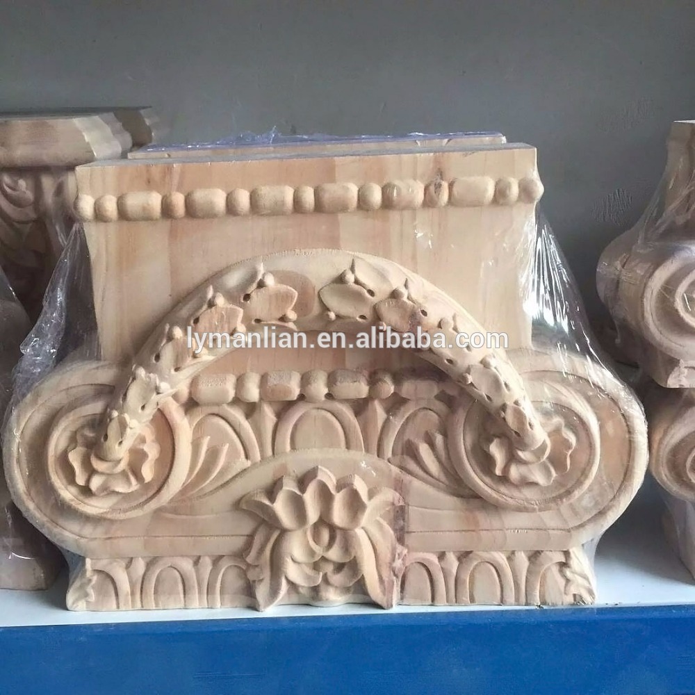 Good Quality Hand Carved Wood Capitals