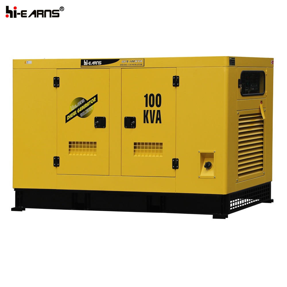 80KW silent type famous brand engine have overworld warranty 100kva generator price