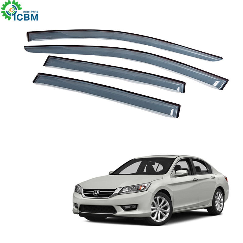 Superior quality plastic window door visors car sun visor for accord 13-15 rain protection in window and door