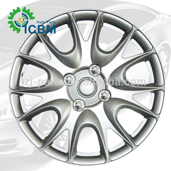 cheap price PP wheel cover  PP ABS Material Silver Chrome 13 14 15 16 inch plastic car wheel cover