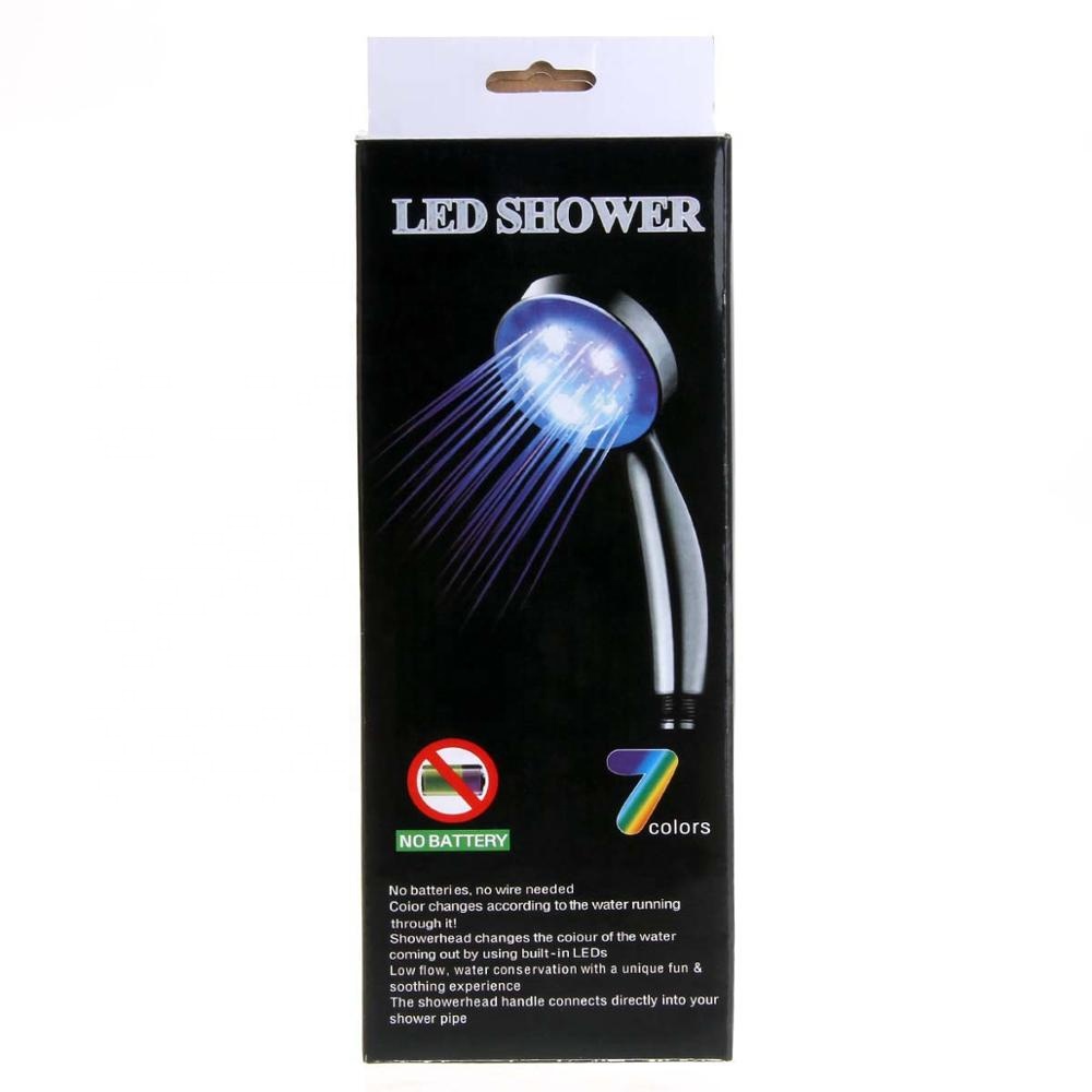 Led Lights 7 Color Changing Automatically Shower Head