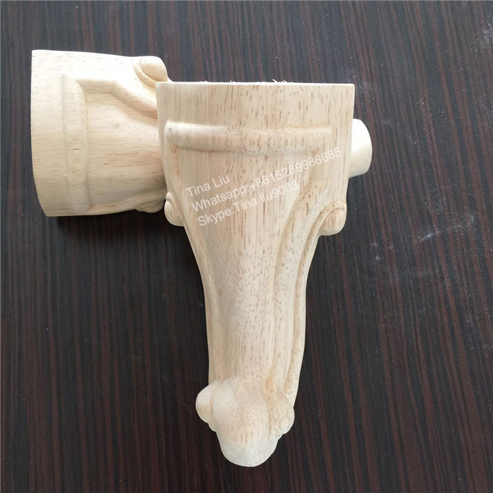 Unfinished wood furnitue bed legs