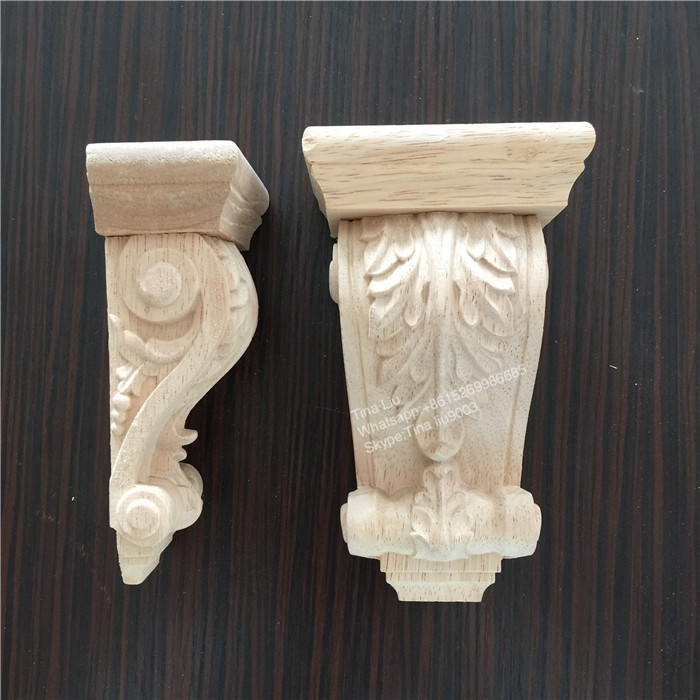 wooden carved little corbels