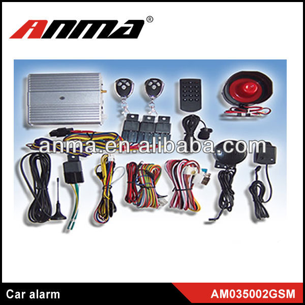 Manual two way car alarm system kernel car alarm system