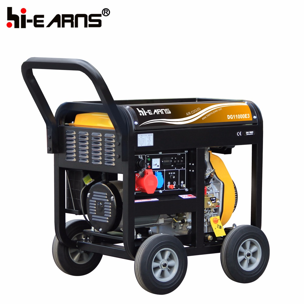 Open type portable 7.5kva 198 diesel generator electric generator price