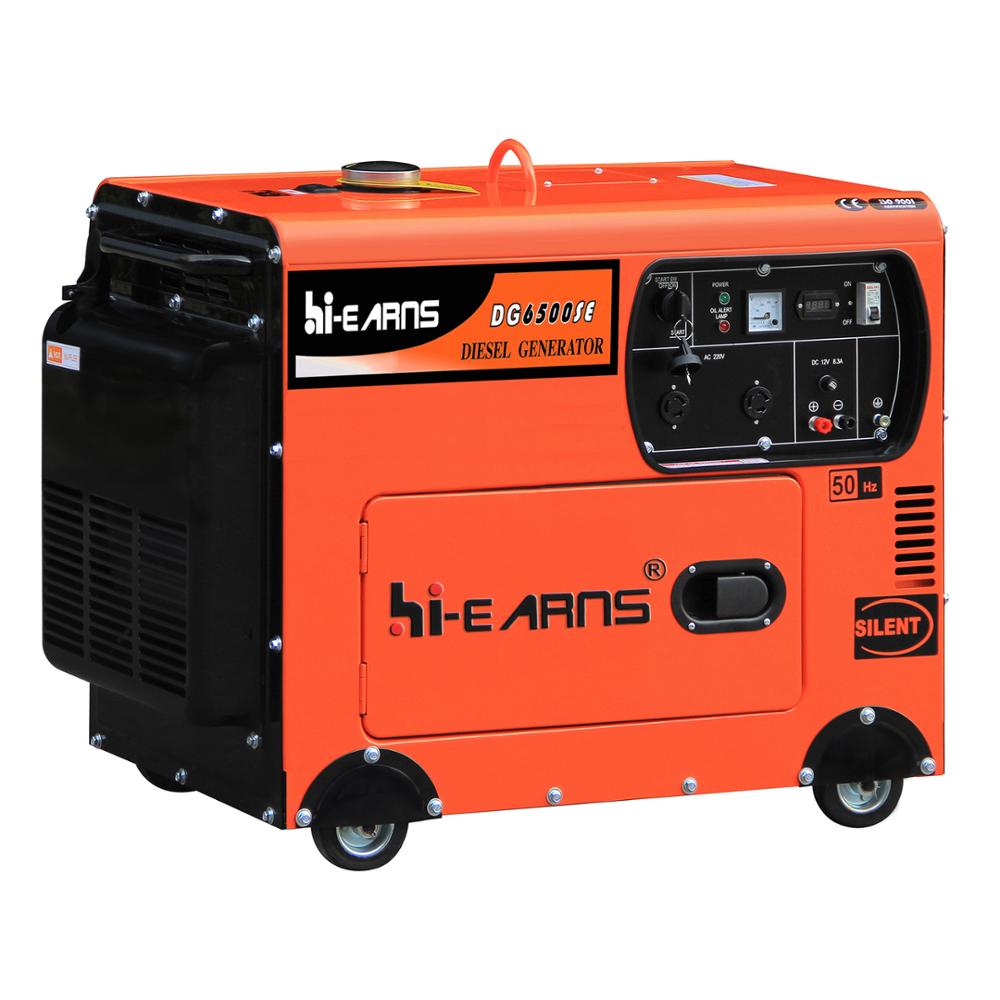 DG6500SE-5kw silent home use portable air cooled diesel generator