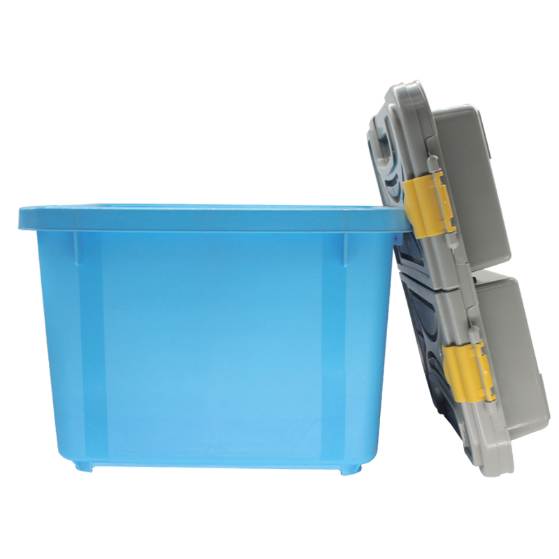 Wholesale lockable plastic car storage boxes and bins home organizer storage box & bin