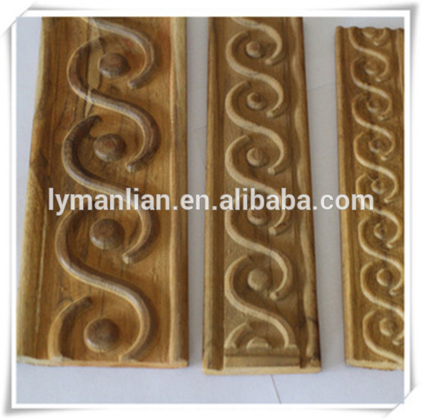 teak wood moulding/ wood flower inlay