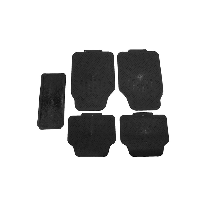 5 Piece Aluminium Car Mat Set With Silver Color