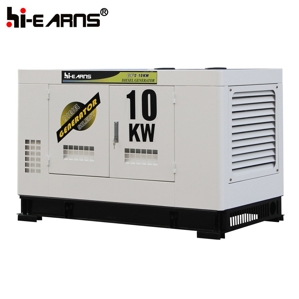 8KW three cylinder single phase water cooled Silent diesel Generator