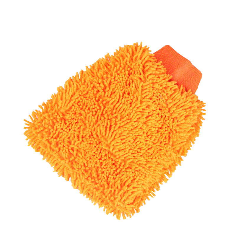 Wholesale custom microfiber chenille car cleaning glove