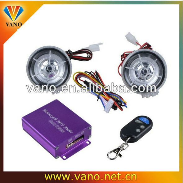 Anti-theft & waterproof two way motorcycle alarm system